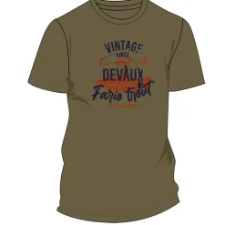 Tee Shirt Manches Courtes Homme Devaux Academy - Kaki