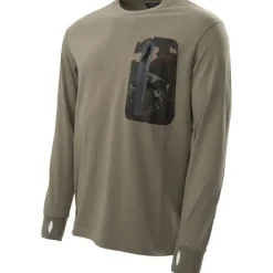 Nash Tee Shirt Manches Courtes Homme Zt Hd Long Sleeve - Kaki
