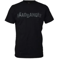 HeadBanger Tee Shirt Manches Courtes Homme T-Shirt Dark - Noir