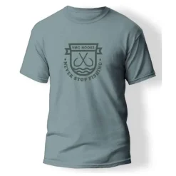 VMC Tee Shirt Manches Courtes Homme Saltwater - Gris