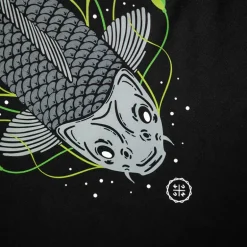 Tee Shirt Manches Courtes Homme Kumu Tails Up Tee - Noir