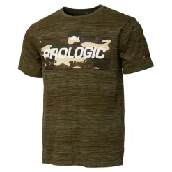 Prologic Tee Shirt Manches Courtes Homme Imprimé - Kaki