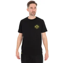 Tee Shirt Manches Courtes Homme Fox Matrix Large Fade T-Shirt Black/Lime - Noir