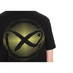 Tee Shirt Manches Courtes Homme Fox Matrix Large Fade T-Shirt Black/Lime - Noir