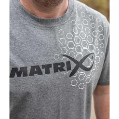 Fox Matrix Tee Shirt Manches Courtes Homme Grey Hex Print T-Shirt - Gris