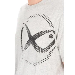Fox Matrix Tee Shirt Manches Courtes Homme Large Mesh Logo T-Shirt - Gris