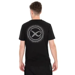 Fox Matrix Tee Shirt Manches Courtes Homme Large Fade T-Shirt Black/Grey - Noir