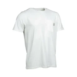 Tee Shirt Manches Courtes Homme Nash Make It Happen Badge Pocket - Ecru