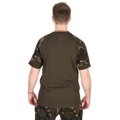 Tee Shirt Manches Courtes Homme Fox Outline T-Shirt - Kaki/Camo