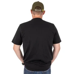 Black Cat Tee Shirt Manches Courtes Homme Distressed Logo Black Tee - Noir
