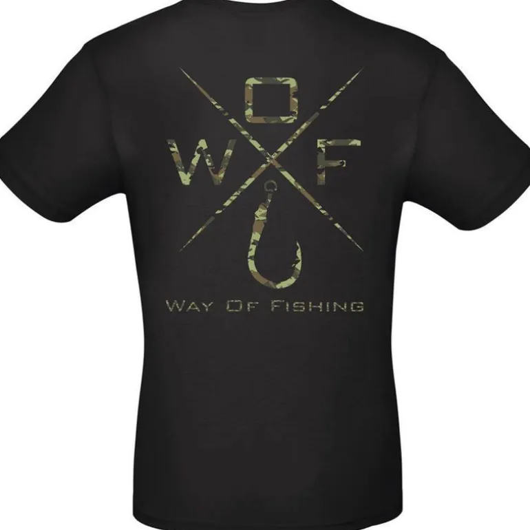 Tee Shirt Manches Courtes Homme W.O.F. Croix - Noir