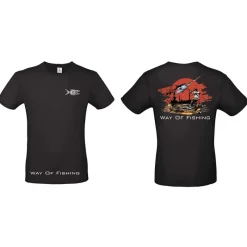 W.O.F. Tee Shirt Manches Courtes Homme Manga - Noir
