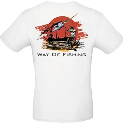 W.O.F. Tee Shirt Manches Courtes Homme Manga - Blanc