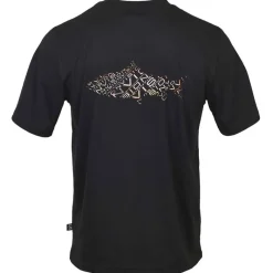 Vision Tee Shirt Manches Courtes Homme Brown Trout - Noir