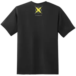 Fishxplorer Tee Shirt Manches Courtes Homme Fisher With Attitude - Noir