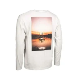 Tee Shirt Manches Longues Homme Nash Make It Happen Sunset Long Sleeve - Ecru