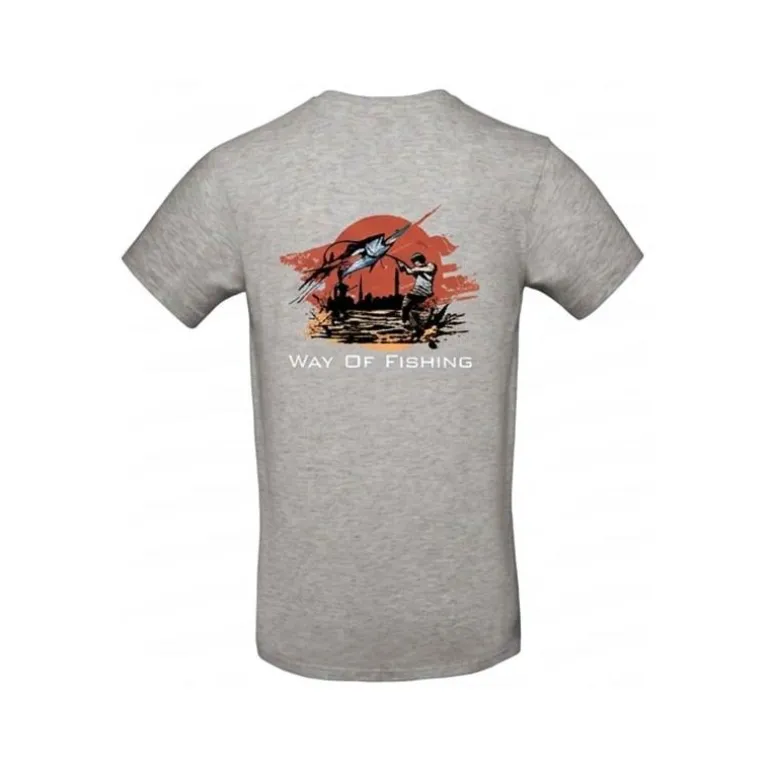 Tee Shirt Manches Longues Homme W.O.F. Manga - Gris Clair