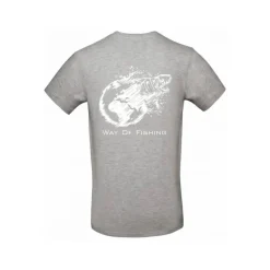 W.O.F. Tee Shirt Manches Longues Homme Terre - Gris Clair