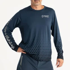 Tee Shirt Manches Longues Homme Adventer & Fishing Bozed Anti Uv - Marine