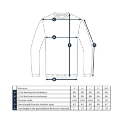 Tee Shirt Manches Longues Homme Adventer & Fishing Bozed Anti Uv - Marine