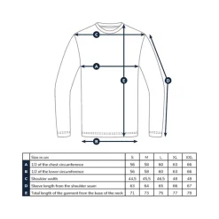 Adventer & Fishing Tee Shirt Manches Longues Homme Bozed Anti Uv - Gris