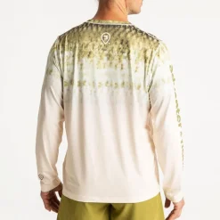 Adventer & Fishing Tee Shirt Manches Longues Homme Bozed Anti Uv - Black Bass