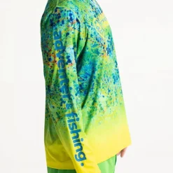 Adventer & Fishing Tee Shirt Manches Longues Homme Bozed Anti Uv - Mahi Mahi
