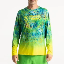 Adventer & Fishing Tee Shirt Manches Longues Homme Bozed Anti Uv - Mahi Mahi