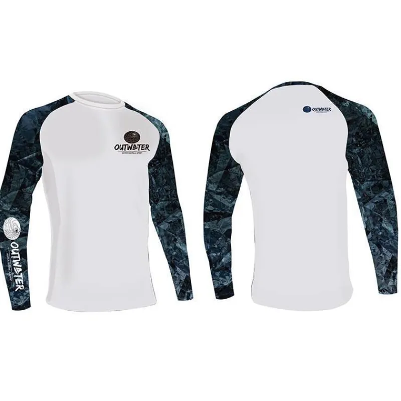 Outwater Tee Shirt Manches Longues Homme Camp One Dark Blue