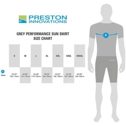 Preston Innovations Tee Shirt Manches Longues Homme Performance Hooded Sun Shirt Upf-40 - Blanc/Gris