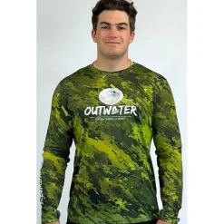 Outwater Tee Shirt Manches Longues Spreks - Green Forest