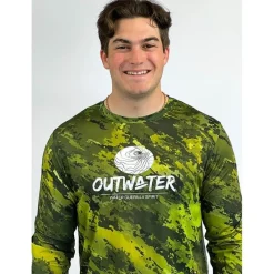 Outwater Tee Shirt Manches Longues Spreks - Green Forest