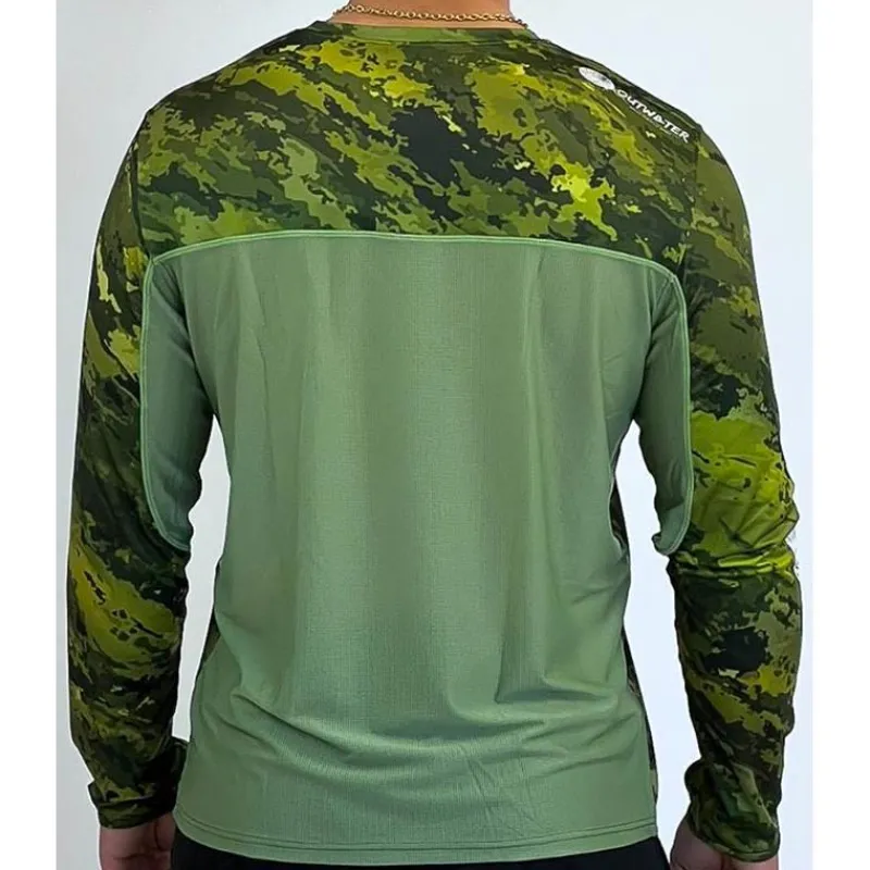 Outwater Tee Shirt Manches Longues Spreks - Green Forest