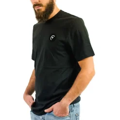 Sur vos traces Tee Shirt Pêche Personnalisable - Noir