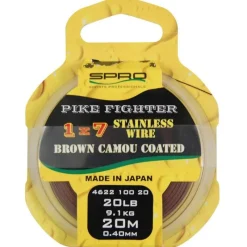 Spro Tresse À Bas De Ligne 1X7 Brown Coated Wire