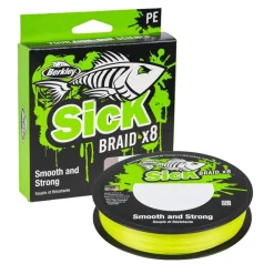 Berkley Tresse Sick Braid Hi Viz Fluo Green - 150M