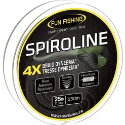 Fun Fishing Tresse Carpe Spiroline - 250M