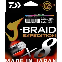 Tresse Daiwa J-Braid Expedition X8 Dark Green - 500M