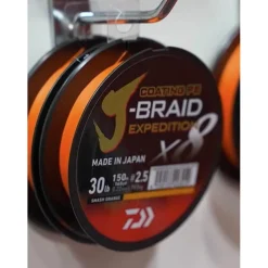 Daiwa Tresse J-Braid Expedition X8 Smash Orange - 300M
