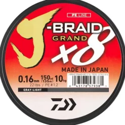 Daiwa Tresse J-Braid Grand X8 Gris - 135M