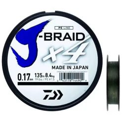 Daiwa Tresse J Braid X4b Vert - 1350M