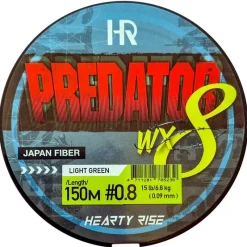 Hearty Rise Tresse Predator X8 - 150M Light Green