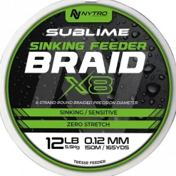 Nytro Tresse Sublime X8 Sinking Feeder Braid - 150M
