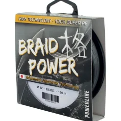 Powerline Tresse Braid Power - Gris - 250M