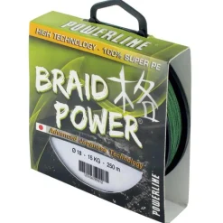 Powerline Tresse Braid Power - Vert - 250M