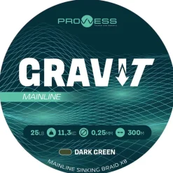 Prowess Tresse Gravi-T Mainline Braid X8 - 300M