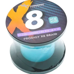 Rodbuilders Republic Tresse Prodigy X8 Braid - Ice Blue - 1000M