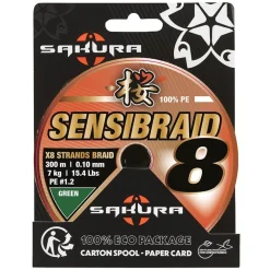 Sakura Tresse Sensibraid 8X Green - 300M