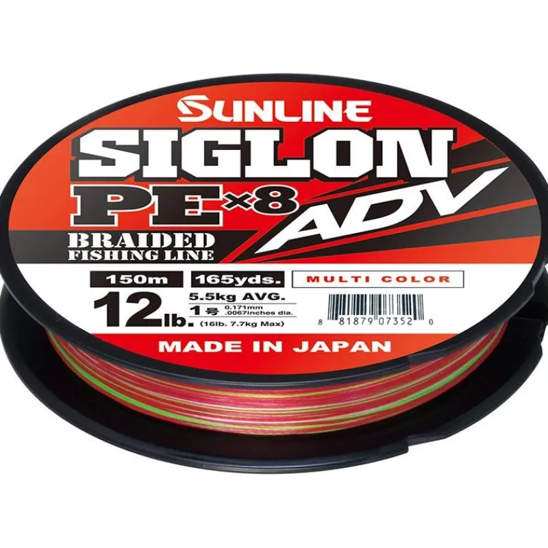 Sunline Tresse Siglon Braid Pe Adv 8X Multicolor - 150M