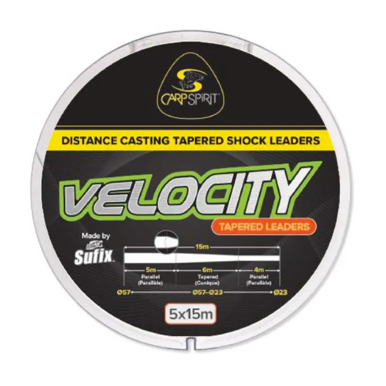 Tête De Ligne Carp Spirit Velocity Tapered Leader